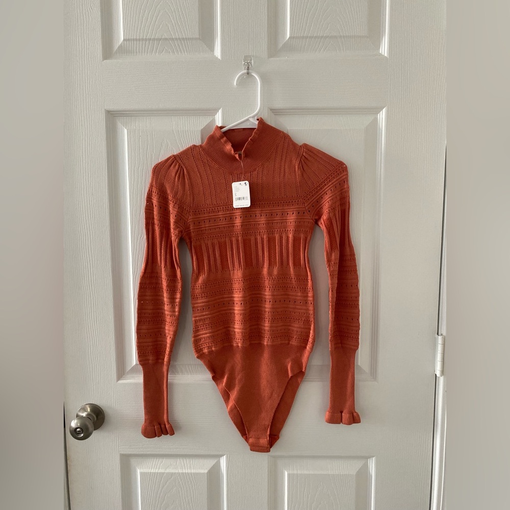 Free people intimately mock neck bodysuit